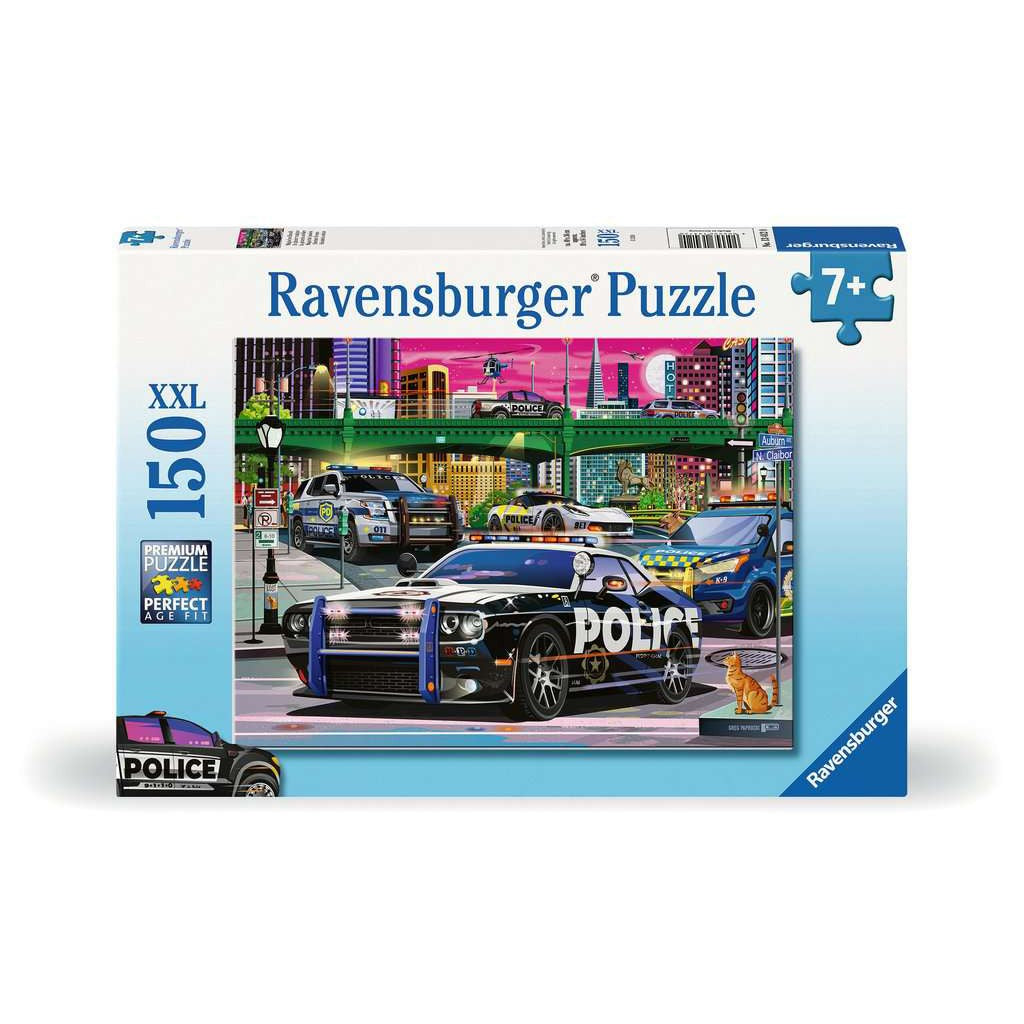 Ravensburger Police on Patrol 150 Piece Puzzle-RAVENSBURGER-Little Giant Kidz