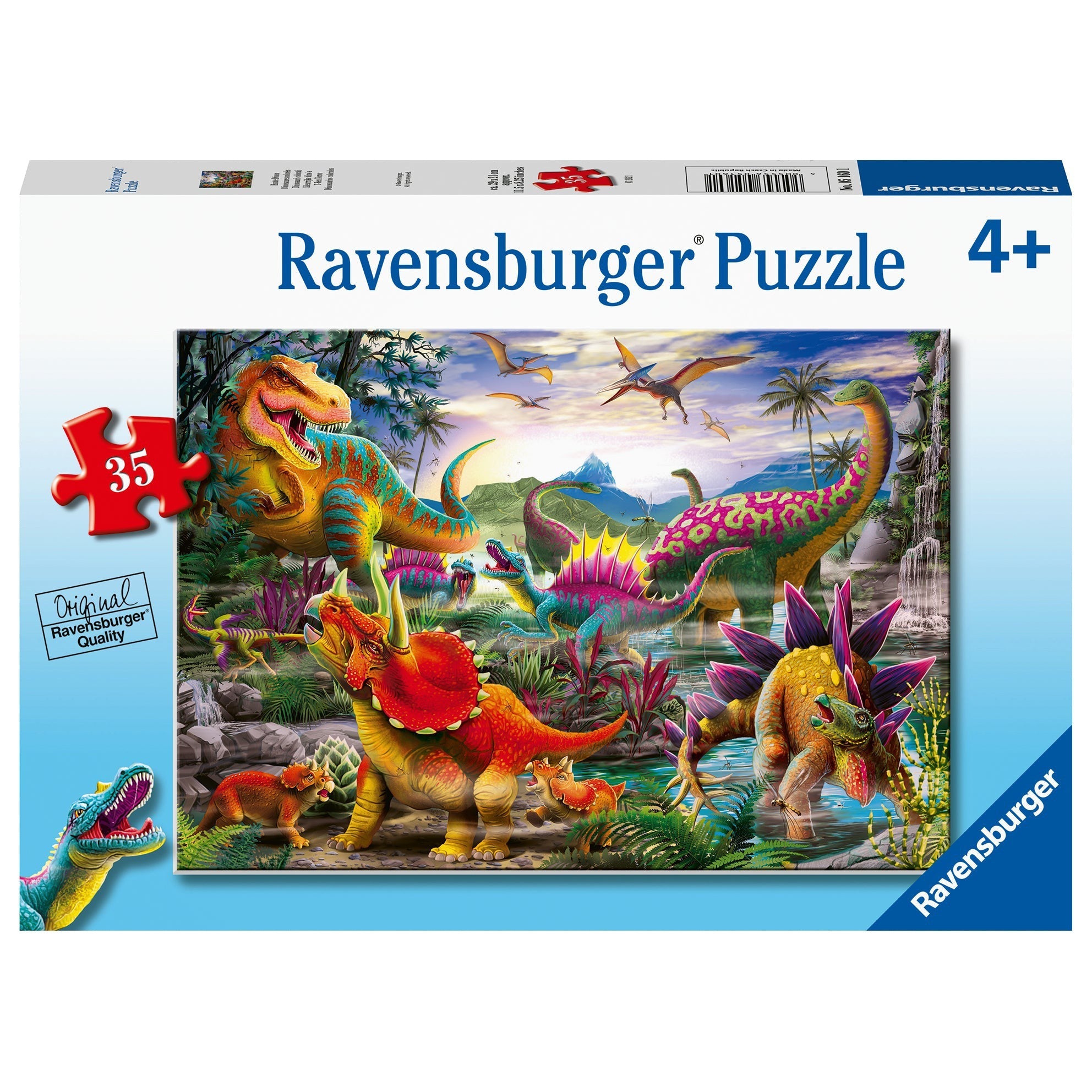 Ravensburger T-Rex Terror 35 Piece Puzzle-RAVENSBURGER-Little Giant Kidz