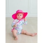 Rufflebutts Kids Sun Protective Hat - Neon Magenta-RUFFLEBUTTS-Little Giant Kidz