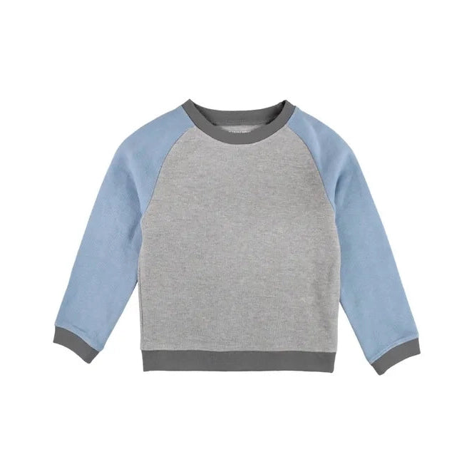 Colorblock discount raglan sweatshirt