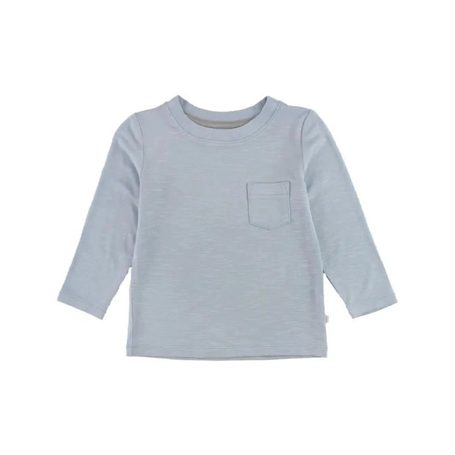 RuggedButts Ultrasoft Knit Long Sleeve Pocket Tee-RUGGEDBUTTS-Little Giant Kidz