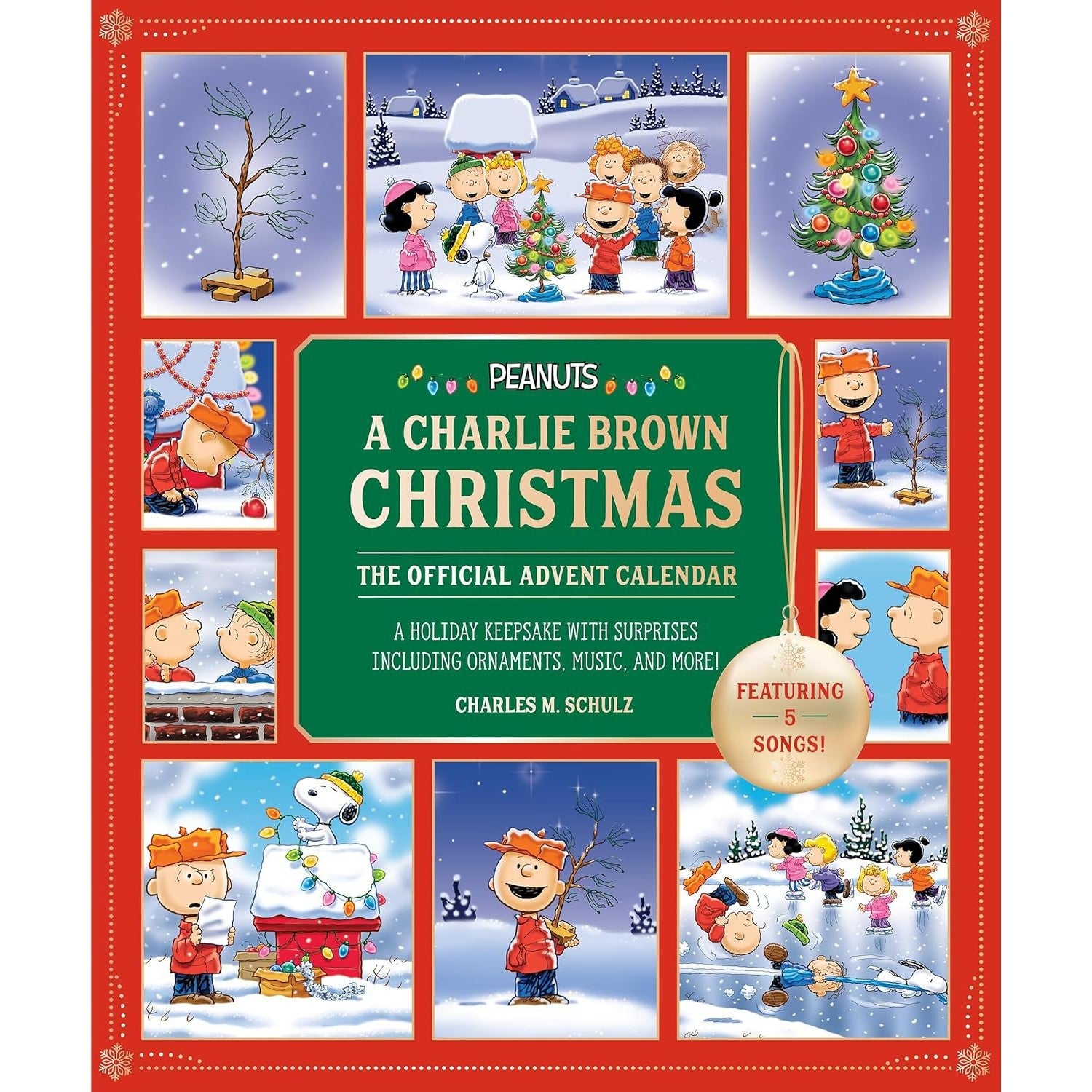 Running Press Kids: Peanuts: A Charlie Brown Christmas: The Official Advent Calendar (Featuring 5 Songs!)-HACHETTE BOOK GROUP USA-Little Giant Kidz