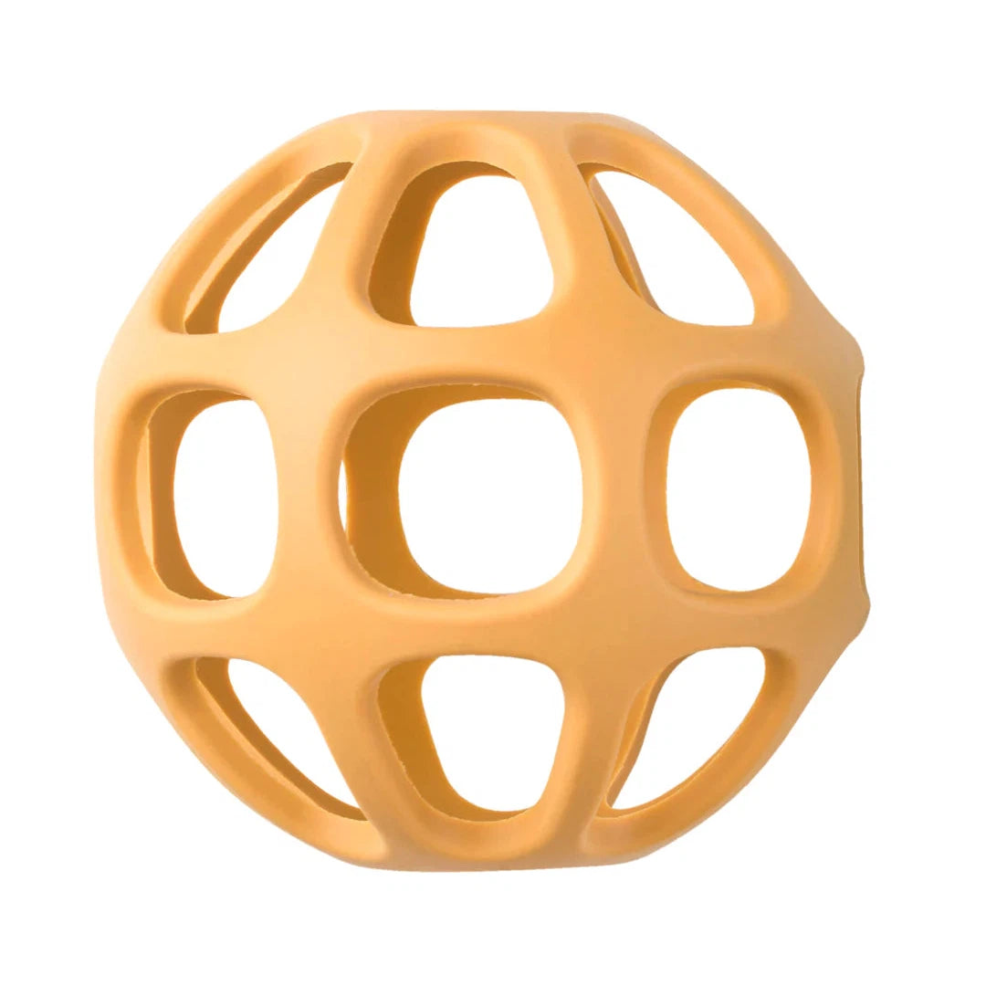 Saro Baby Silicone Sensory Ball - Mustard-Saro Baby-Little Giant Kidz