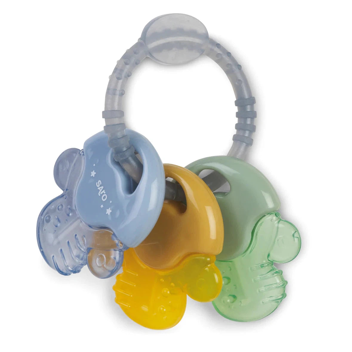 Saro Baby Water Teether Keys - Mist Blue-Saro Baby-Little Giant Kidz