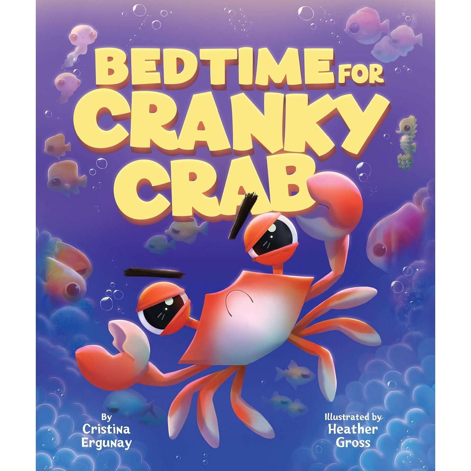 Scholastic: Bedtime for Cranky Crab (Board Book)-Scholastic-Little Giant Kidz