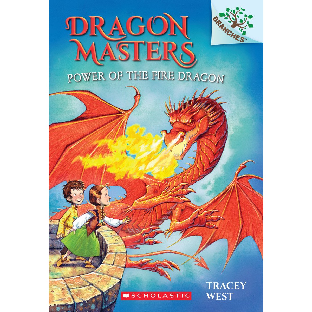 Scholastic: Power of the Fire Dragon: A Branches Book (Dragon Masters #4) (Paperback)-Scholastic-Little Giant Kidz