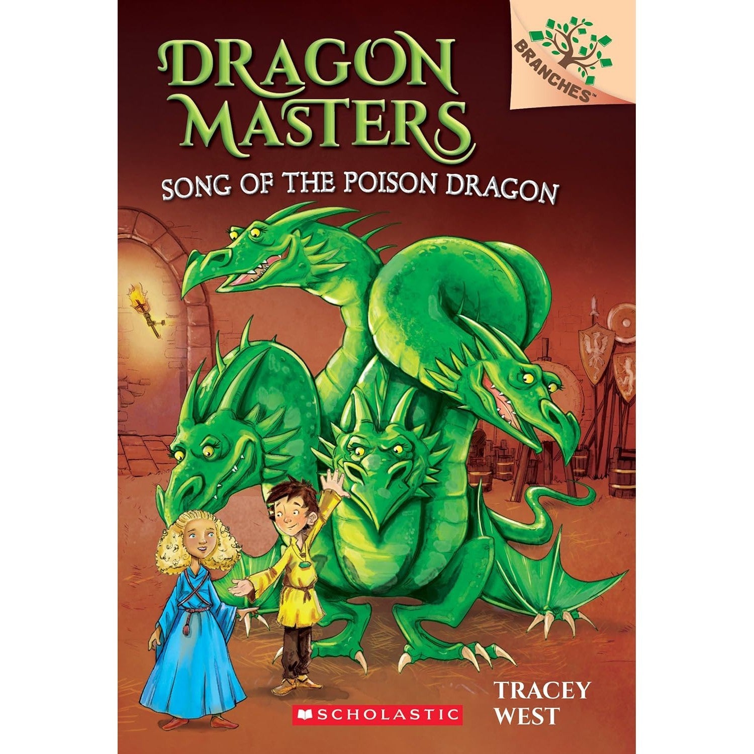 Scholastic: Song of the Poison Dragon: A Branches Book (Dragon Masters #5) (Paperback)-Scholastic-Little Giant Kidz