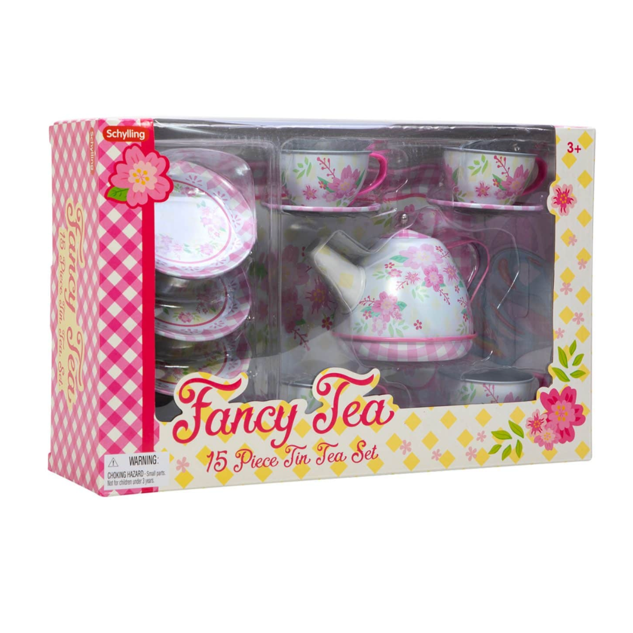 Schylling Fancy Tin Tea Set-SCHYLLING-Little Giant Kidz