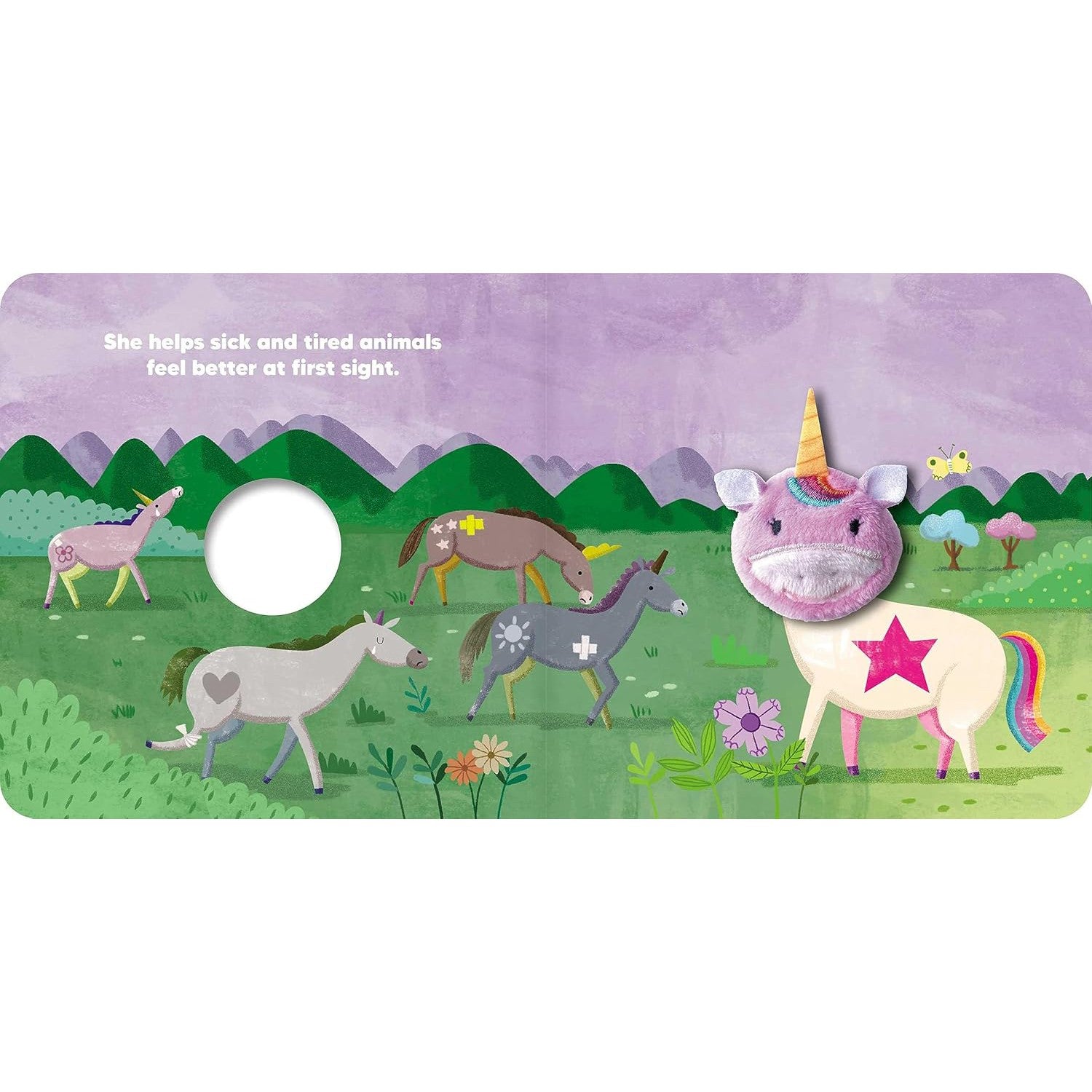 Simon & Schuster: Magical Unicorn: Finger Puppet Board Book-SIMON & SCHUSTER-Little Giant Kidz