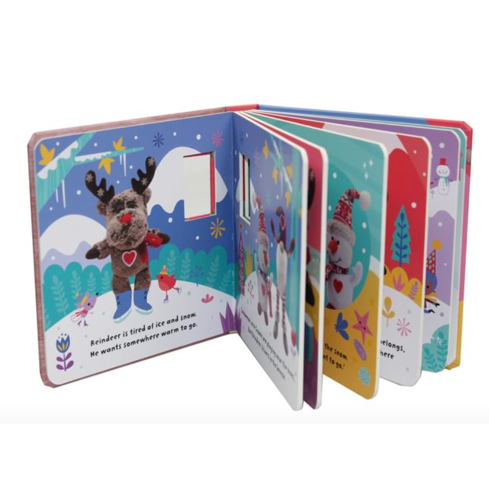 Snap & Snuggle Reindeer Returns Home - Book & Toy Gift Set-Buddy & Barney-Little Giant Kidz