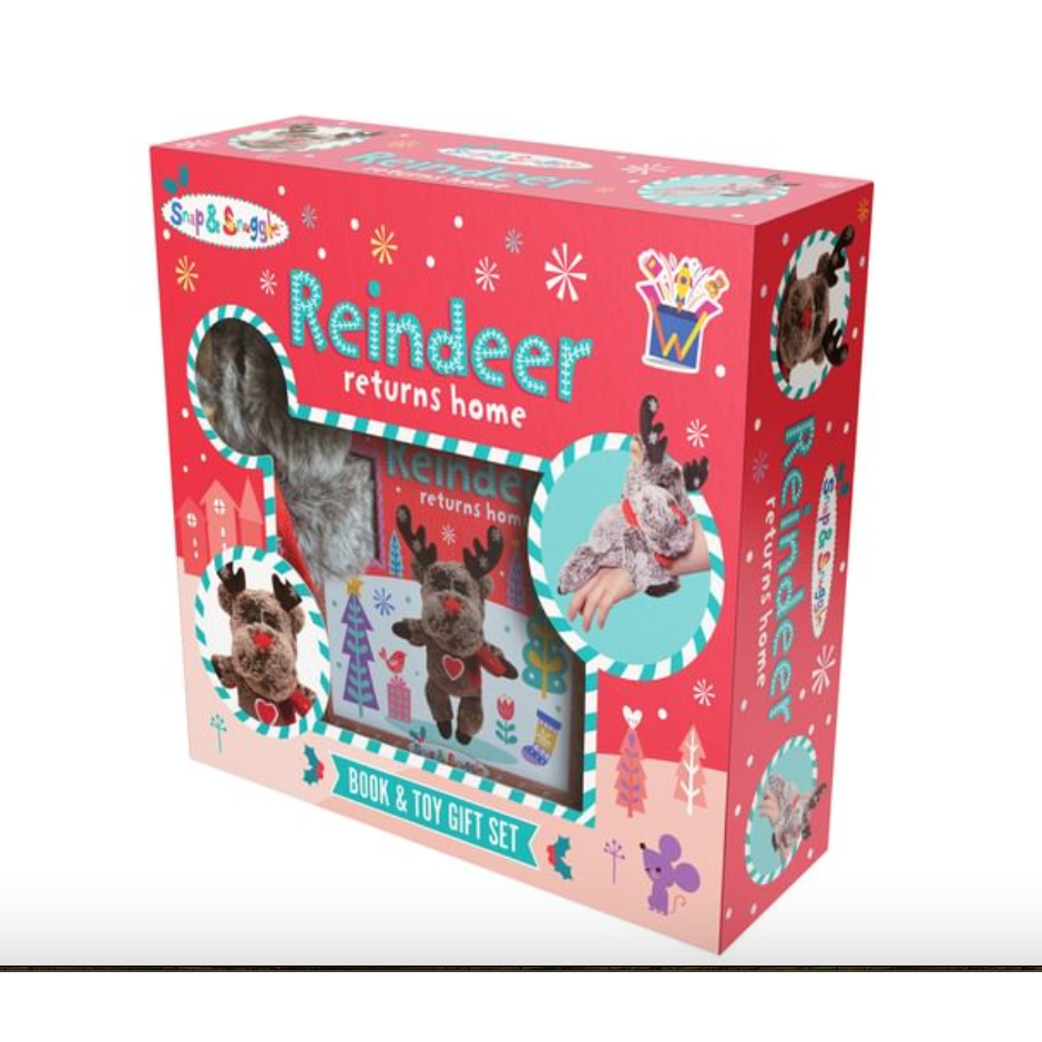 Snap & Snuggle Reindeer Returns Home - Book & Toy Gift Set-Buddy & Barney-Little Giant Kidz