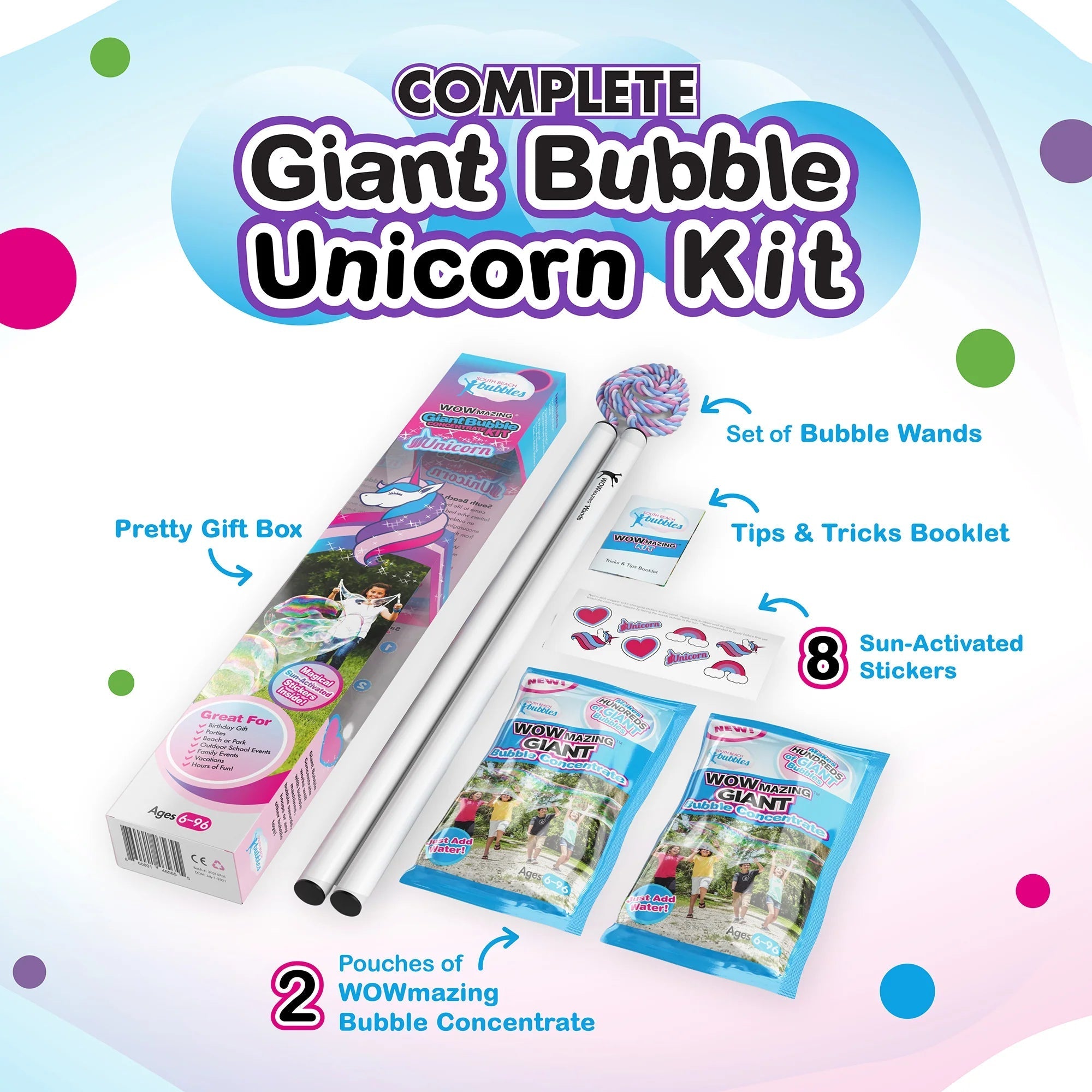 South Beach Bubbles WOWmazing™ Unicorn Edition-SOUTH BEACH BUBBLES-Little Giant Kidz