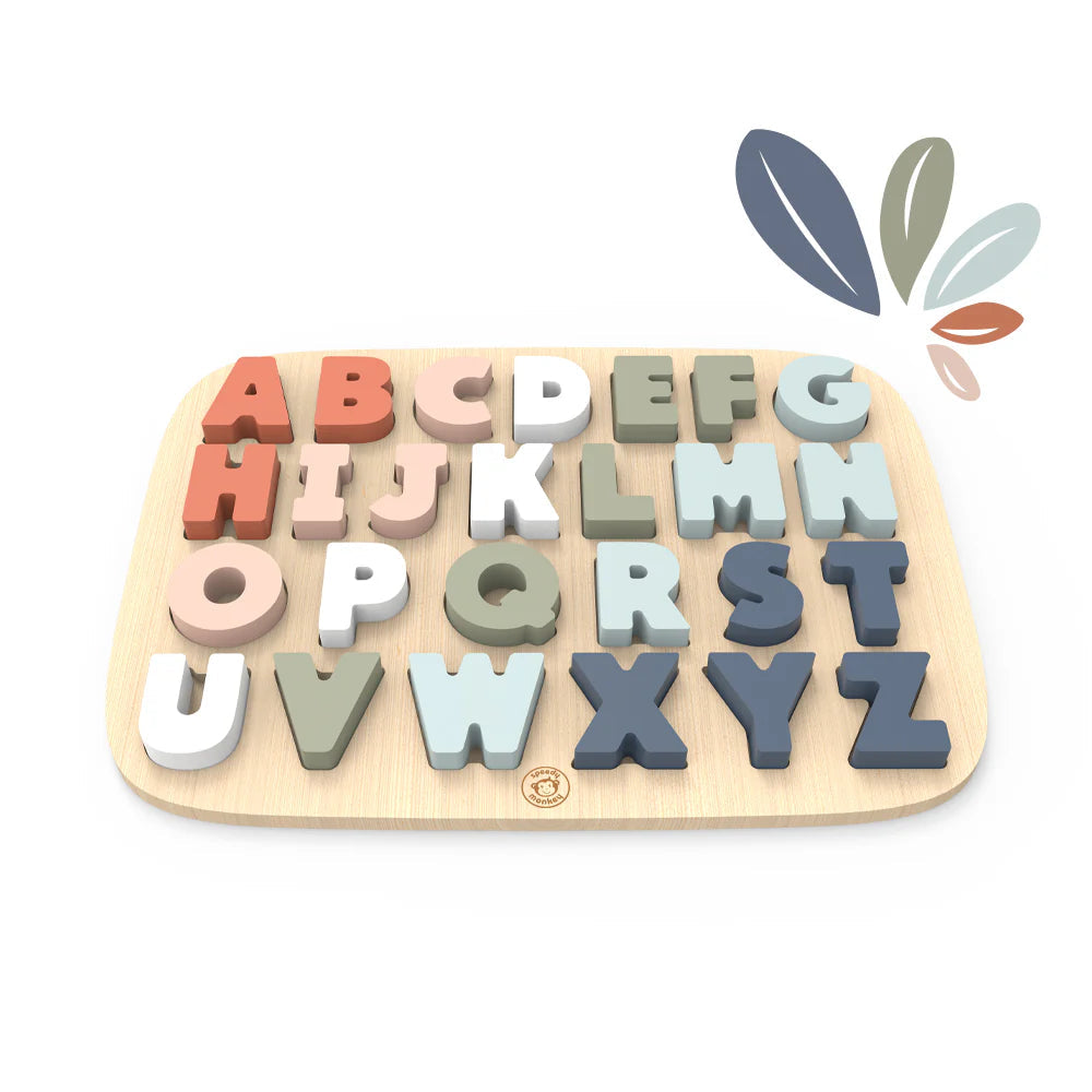 Speedy Monkey Alphabet Puzzle-Speedy Monkey-Little Giant Kidz