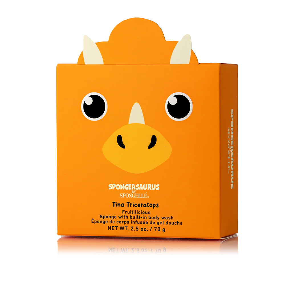 Spongelle Tina Triceratops Dinosaur Buffer-Spongelle-Little Giant Kidz