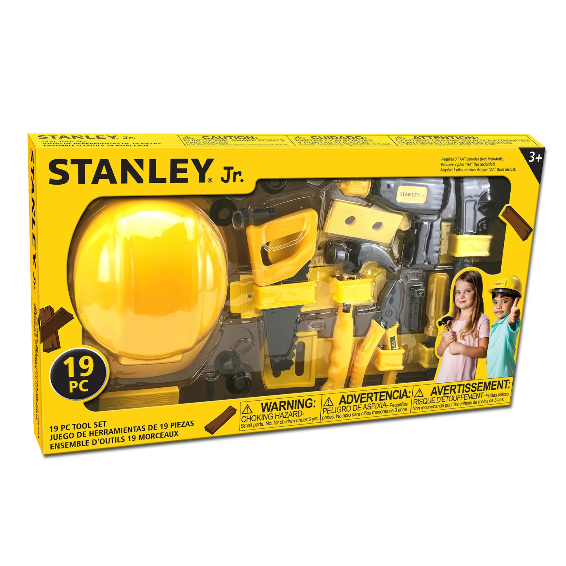 Stanley Jr. 19 Piece Tool Set-TOYSMITH-Little Giant Kidz