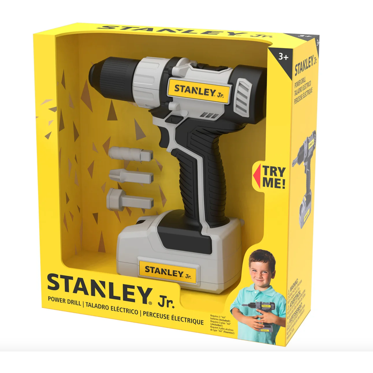 Stanley Jr. Battery Operated Drill-TOYSMITH-Little Giant Kidz