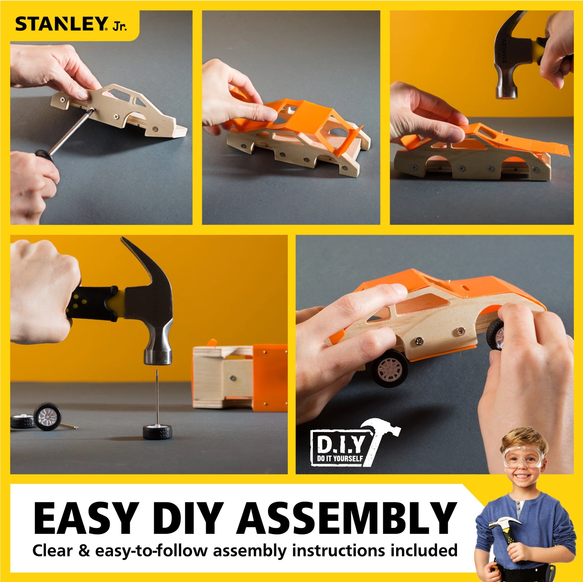 Race Car Kit Stanley Jr. - RED TOOL BOX