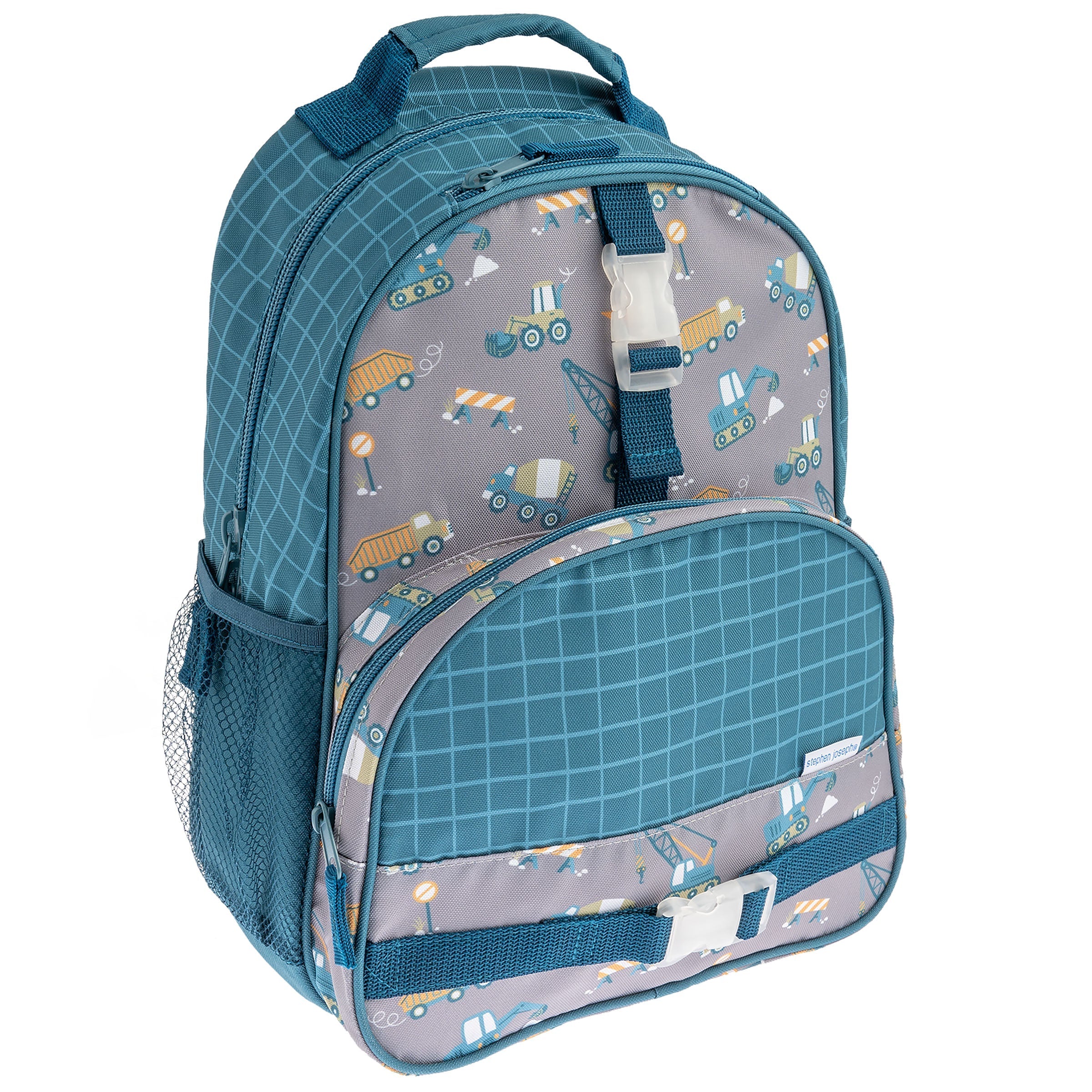 Stephen Joseph Construction All Over Print Backpack-STEPHEN JOSEPH-Little Giant Kidz