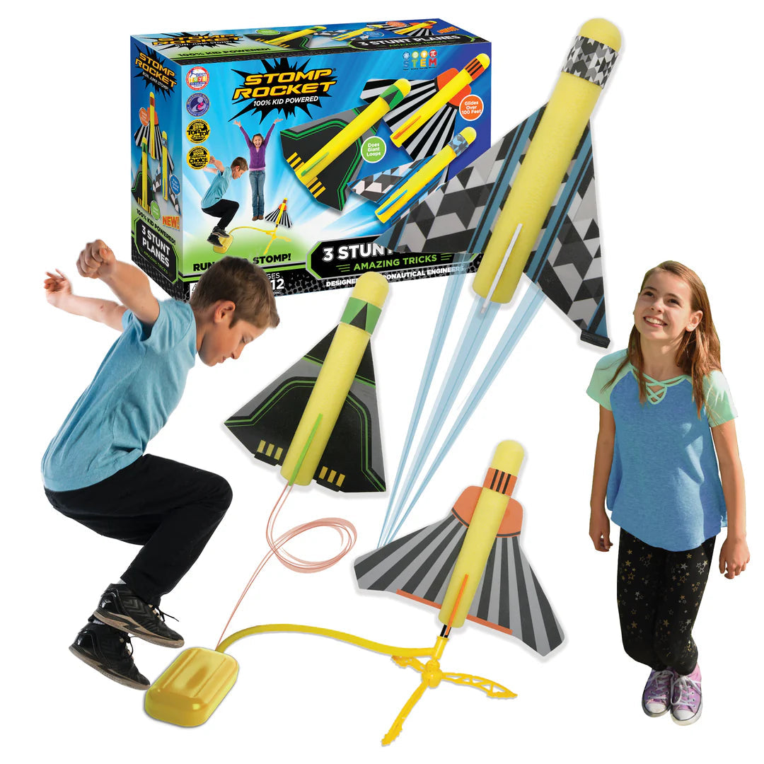 Stomp Rocket® Stunt Planes™-STOMP ROCKET-Little Giant Kidz