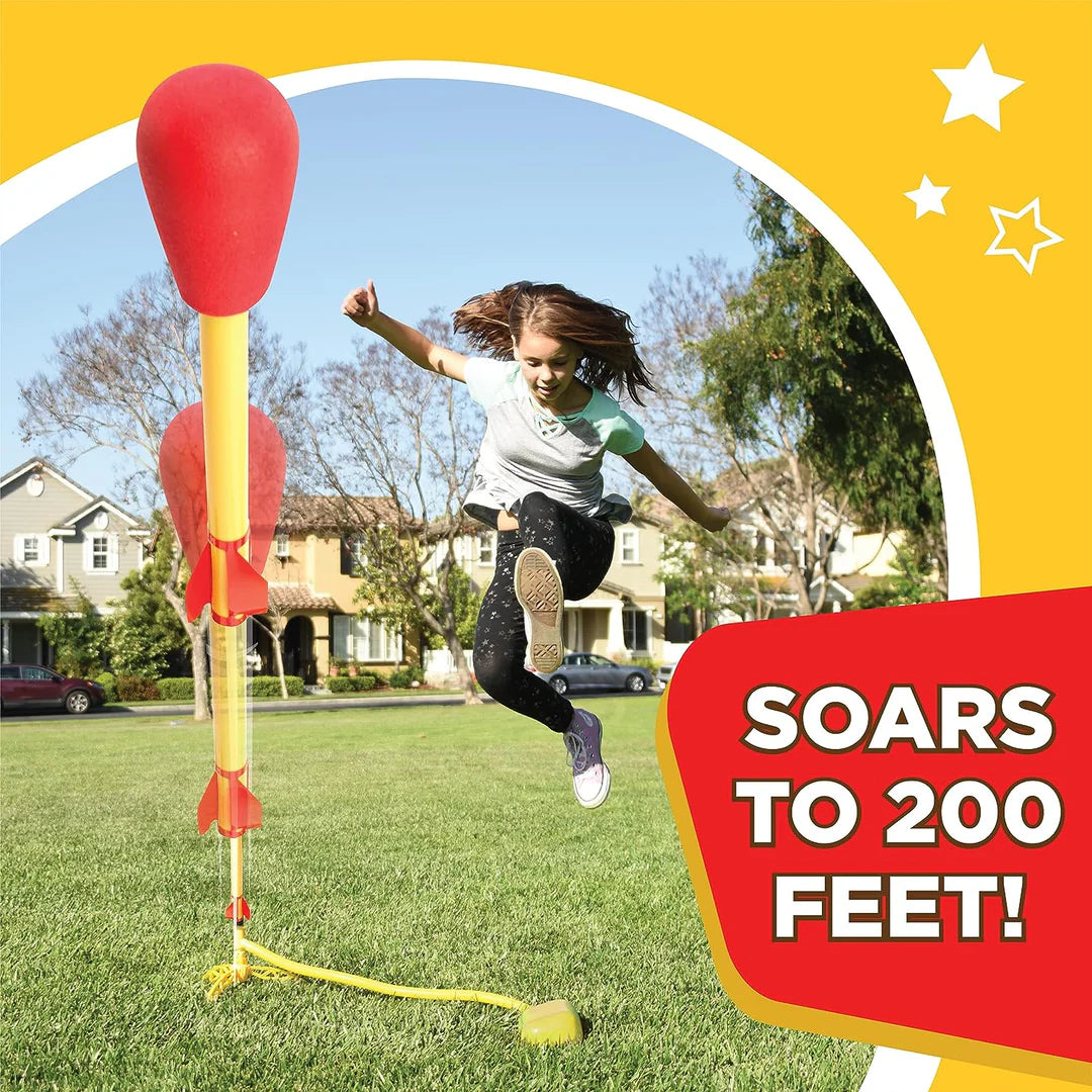 Stomp Rocket® The Original Ultra Rocket Launcher- 6 Rockets!-STOMP ROCKET-Little Giant Kidz