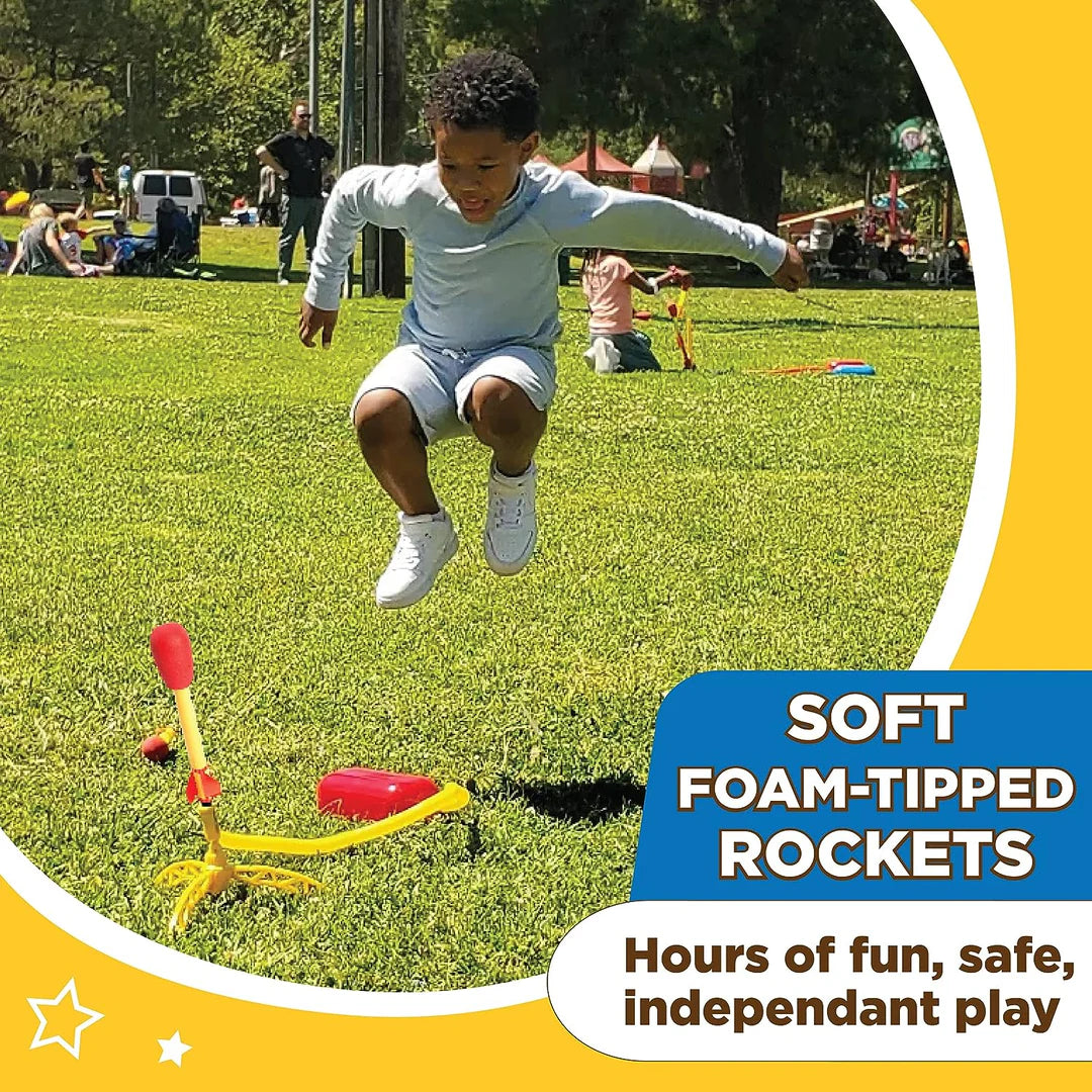 Stomp Rocket® The Original Ultra Rocket Launcher- 6 Rockets!-STOMP ROCKET-Little Giant Kidz