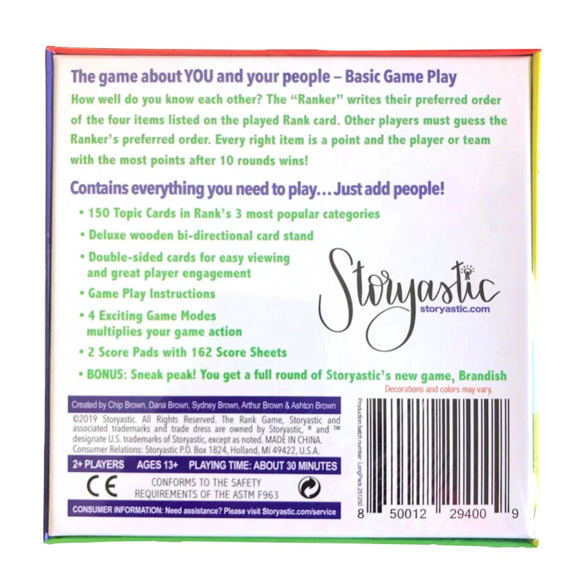 Storyastic The Rank Game - Instant Community...Just Add People-STORYASTIC-Little Giant Kidz