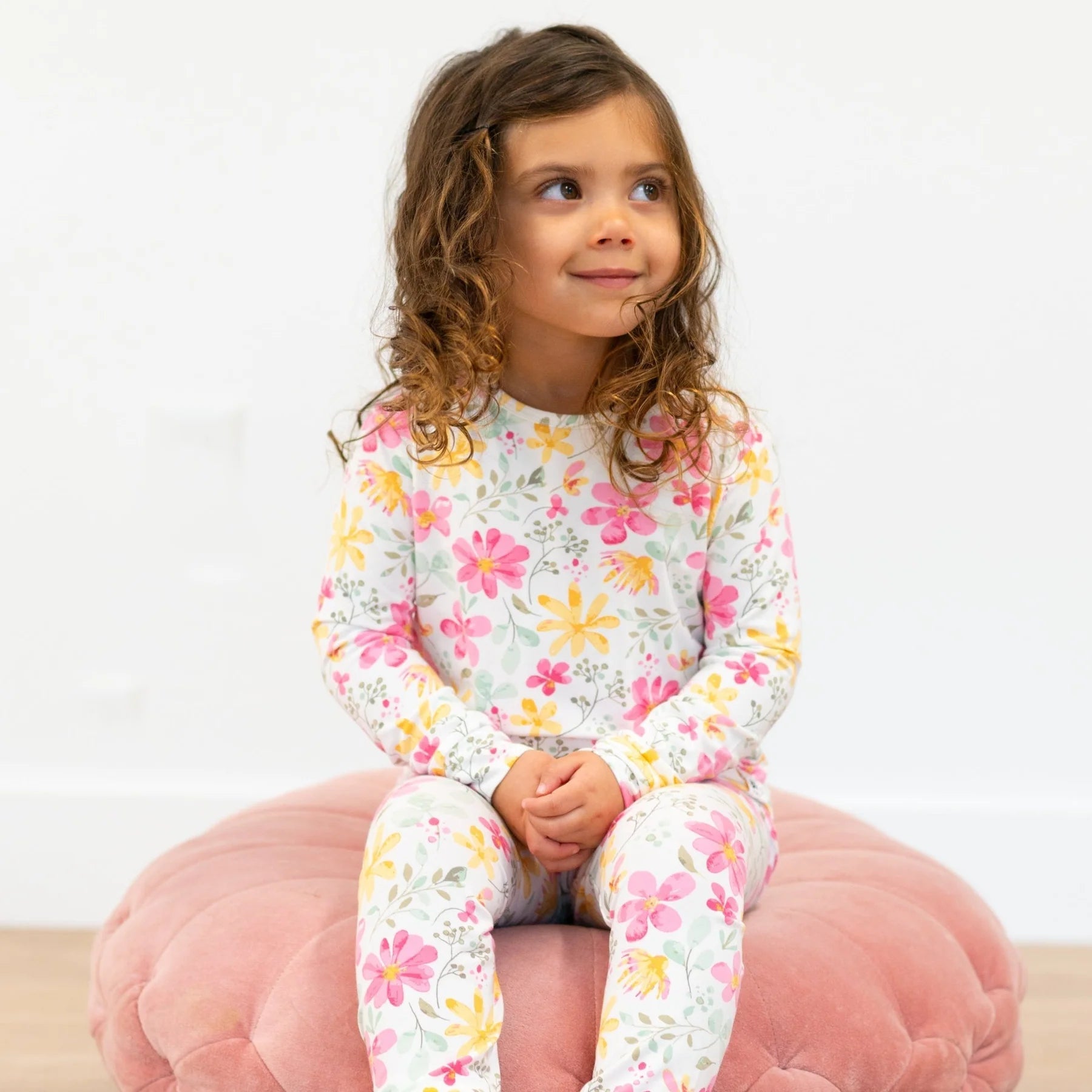 Sweet Bamboo Marin (Floral) Big Kid Pajama-SWEET BAMBOO-Little Giant Kidz