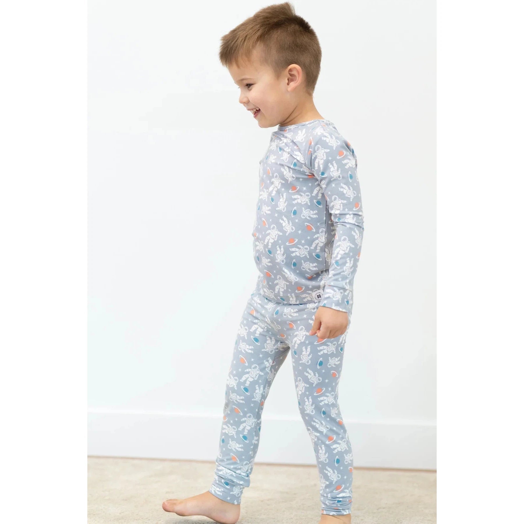 Sweet Bamboo Sam (Space) Big Kid Pajama-SWEET BAMBOO-Little Giant Kidz