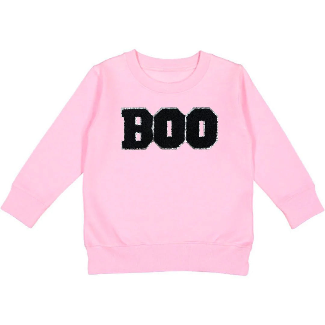 Sweet Wink BOO Patch Sweatshirt - Pink-Sweet Wink-Little Giant Kidz