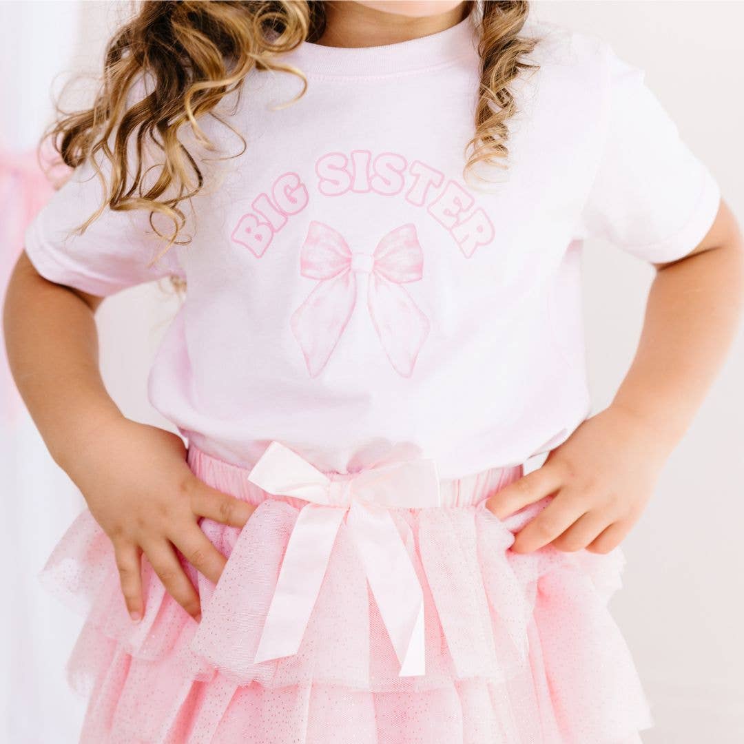 Sweet Wink - Big Sister Bow Short Sleeve T-Shirt-Sweet Wink-Little Giant Kidz