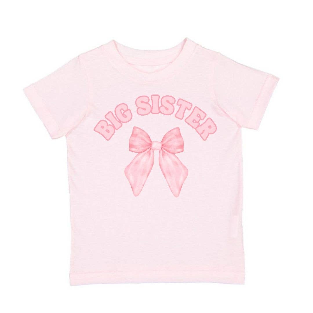 Sweet Wink - Big Sister Bow Short Sleeve T-Shirt-Sweet Wink-Little Giant Kidz