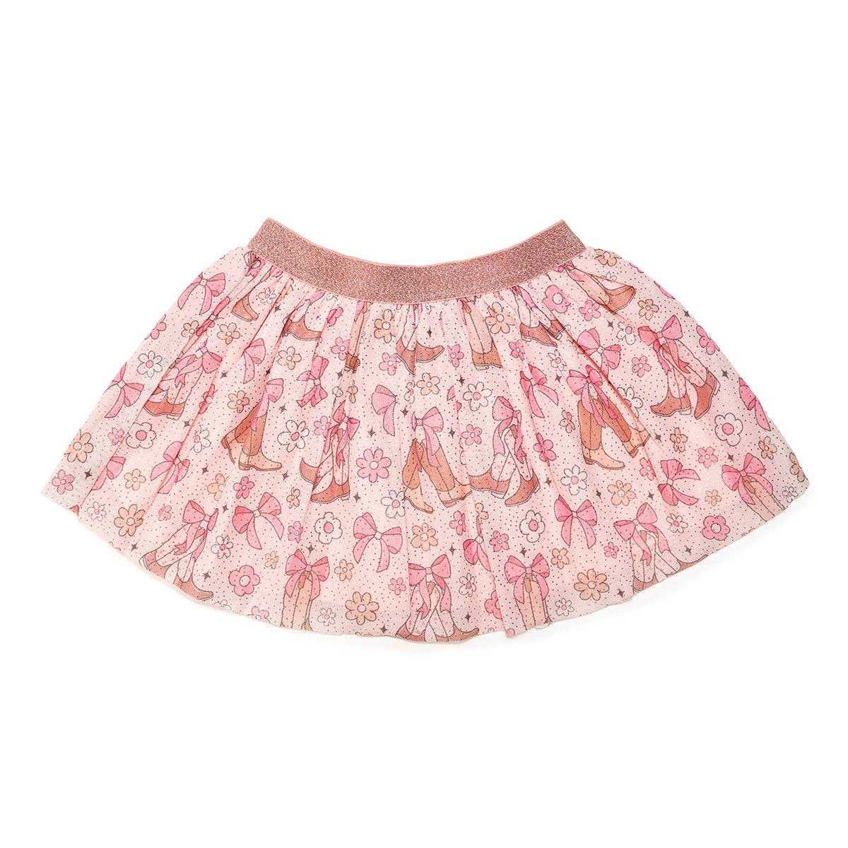 Sweet Wink - Coquette Cowgirl Tutu - Kids Dress Up Skirt - Bows-Sweet Wink-Little Giant Kidz