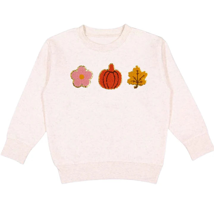 Sweet Wink Pumpkin Fun Patch Sweatshirt - Natural-Sweet Wink-Little Giant Kidz