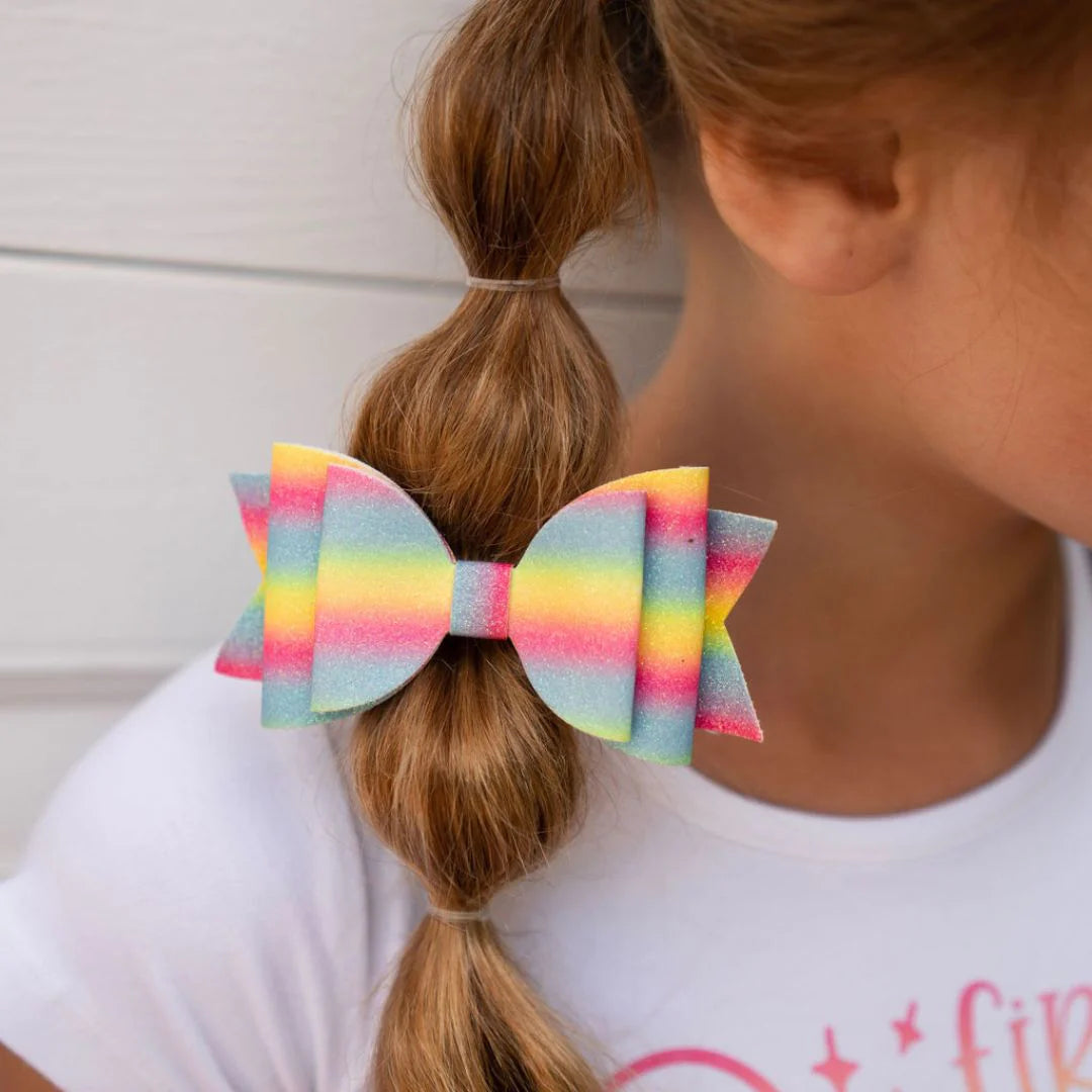 Rainbow Glitter Ombre Curling Ribbon