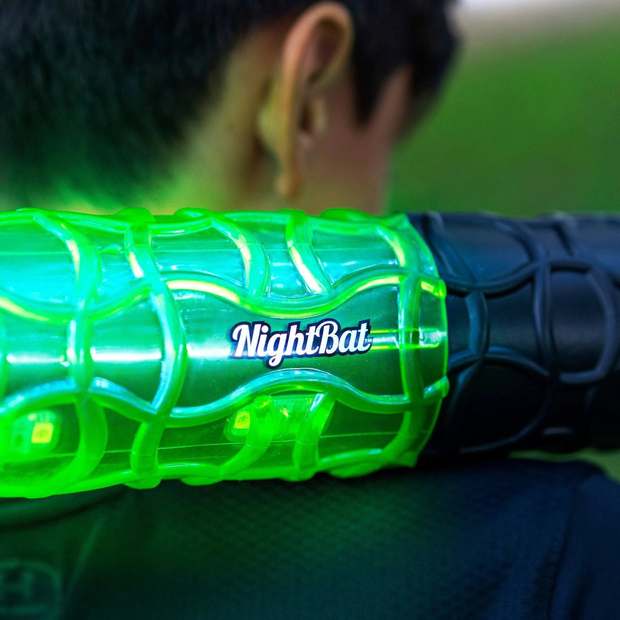 Tangle® Nightball® Night Bat- Black with Green Sleeve-Tangle-Little Giant Kidz