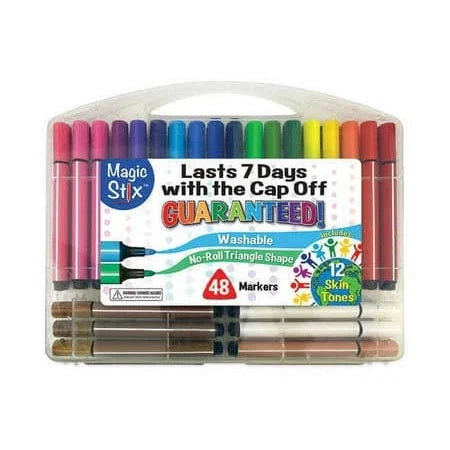 The Pencil Grip Magic Stix Markers- 48 Count-THE PENCIL GRIP-Little Giant Kidz