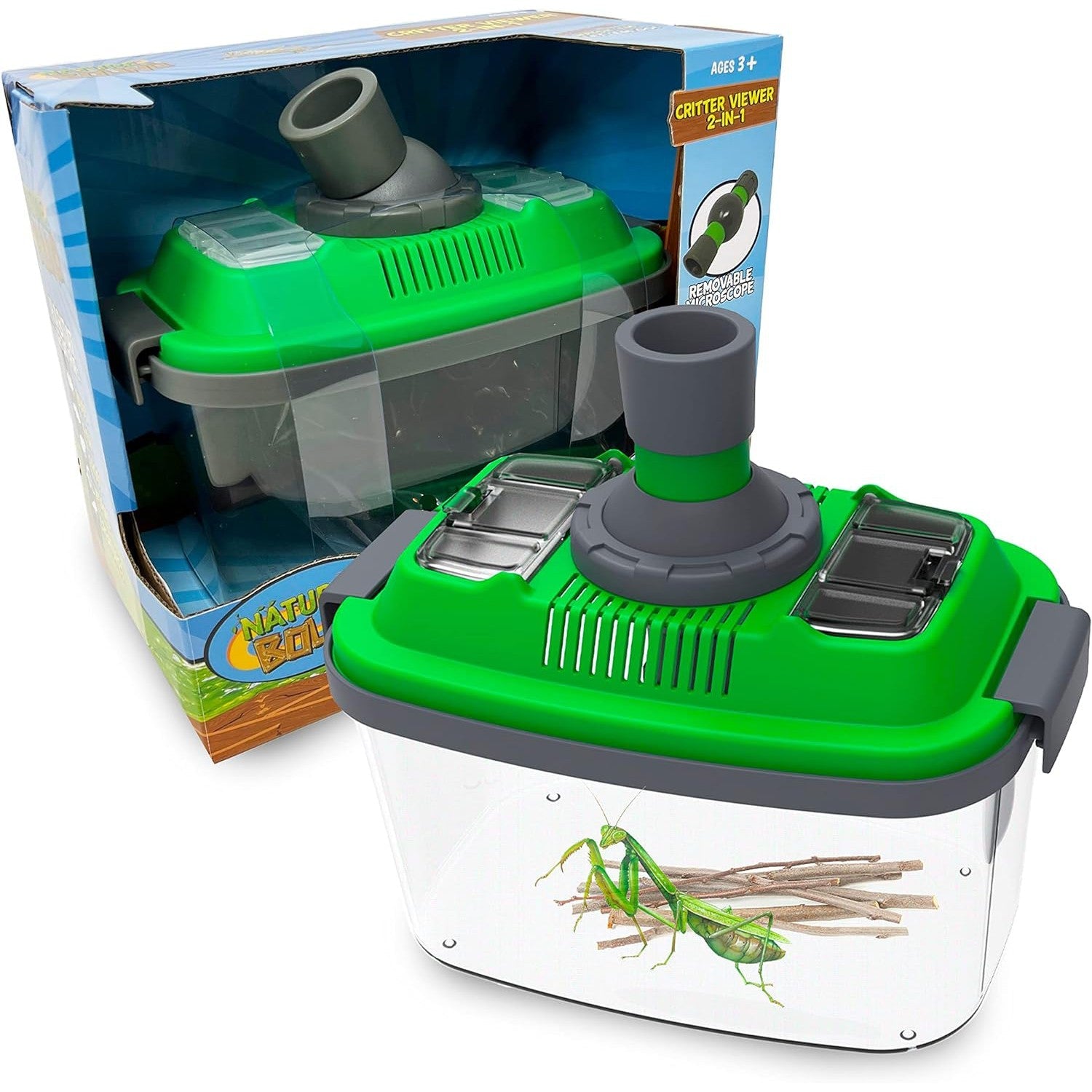 Thin Air Brands Nature Bound 2-in-1 Microscope Habitat-Thin Air Brands-Little Giant Kidz