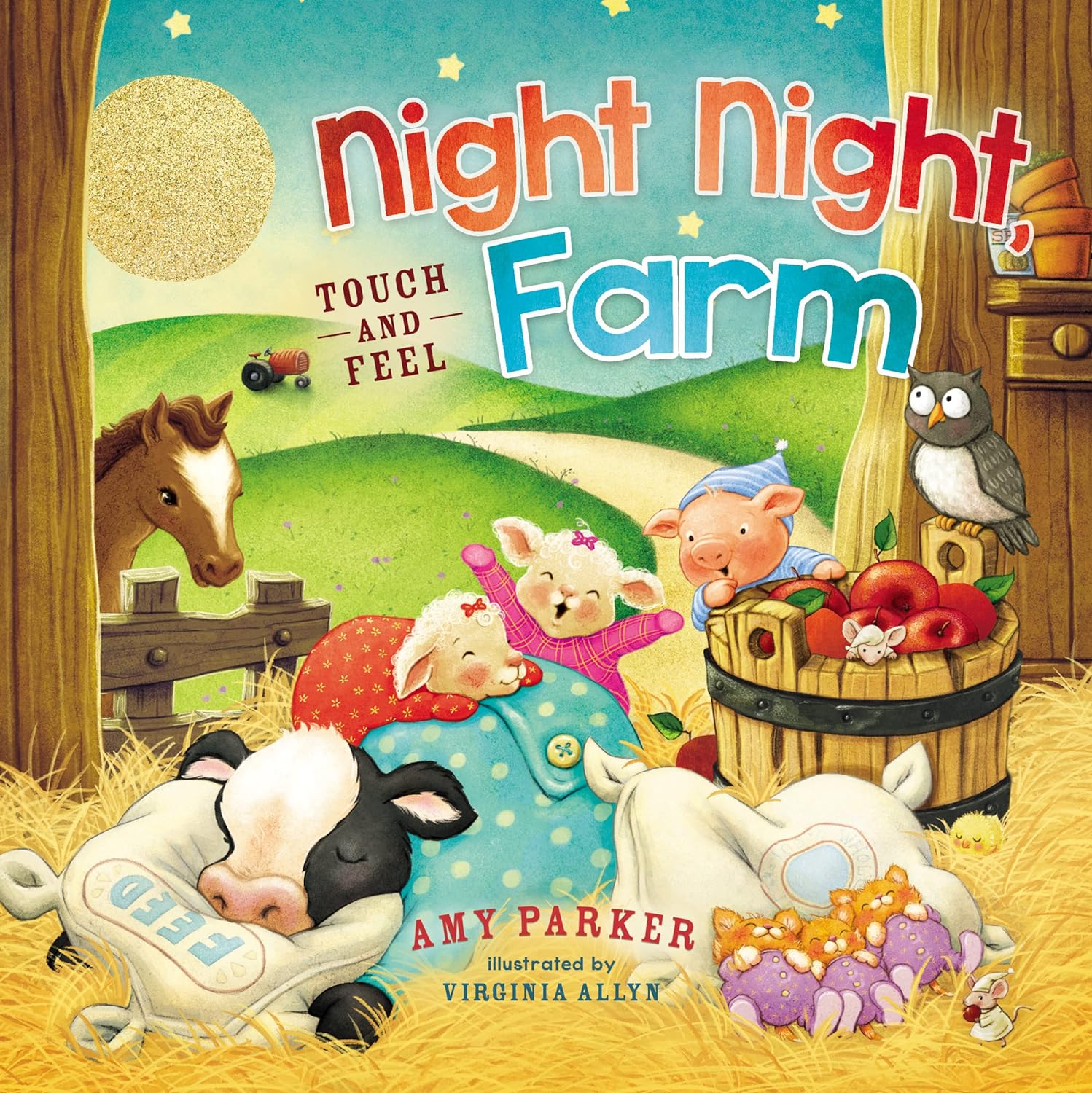 Thomas Nelson: Night Night, Farm Touch and Feel (Board Book)-HARPER COLLINS PUBLISHERS-Little Giant Kidz