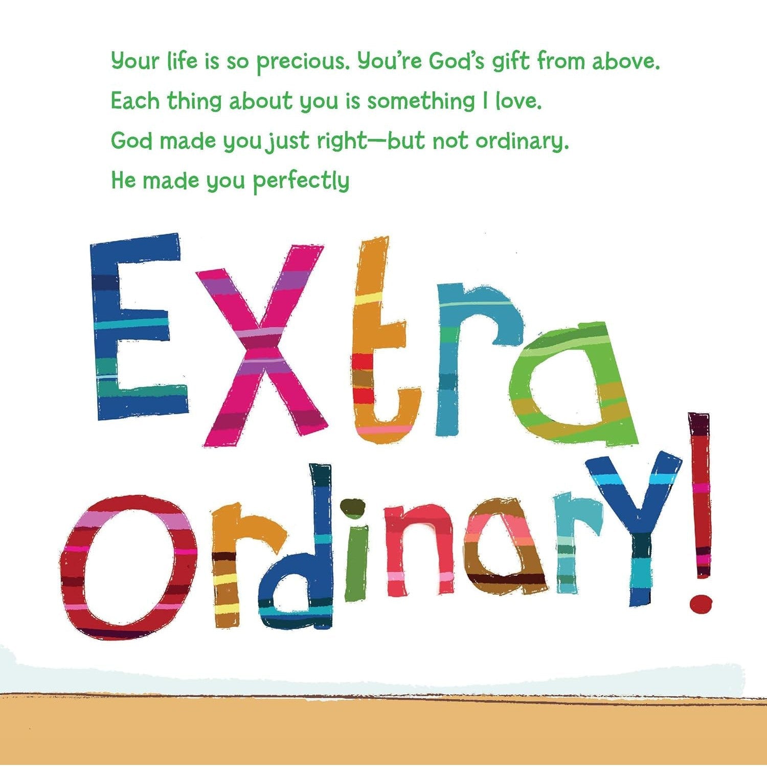 Thomas Nelson: You Are Extraordinary (Board Book)-HARPER COLLINS PUBLISHERS-Little Giant Kidz