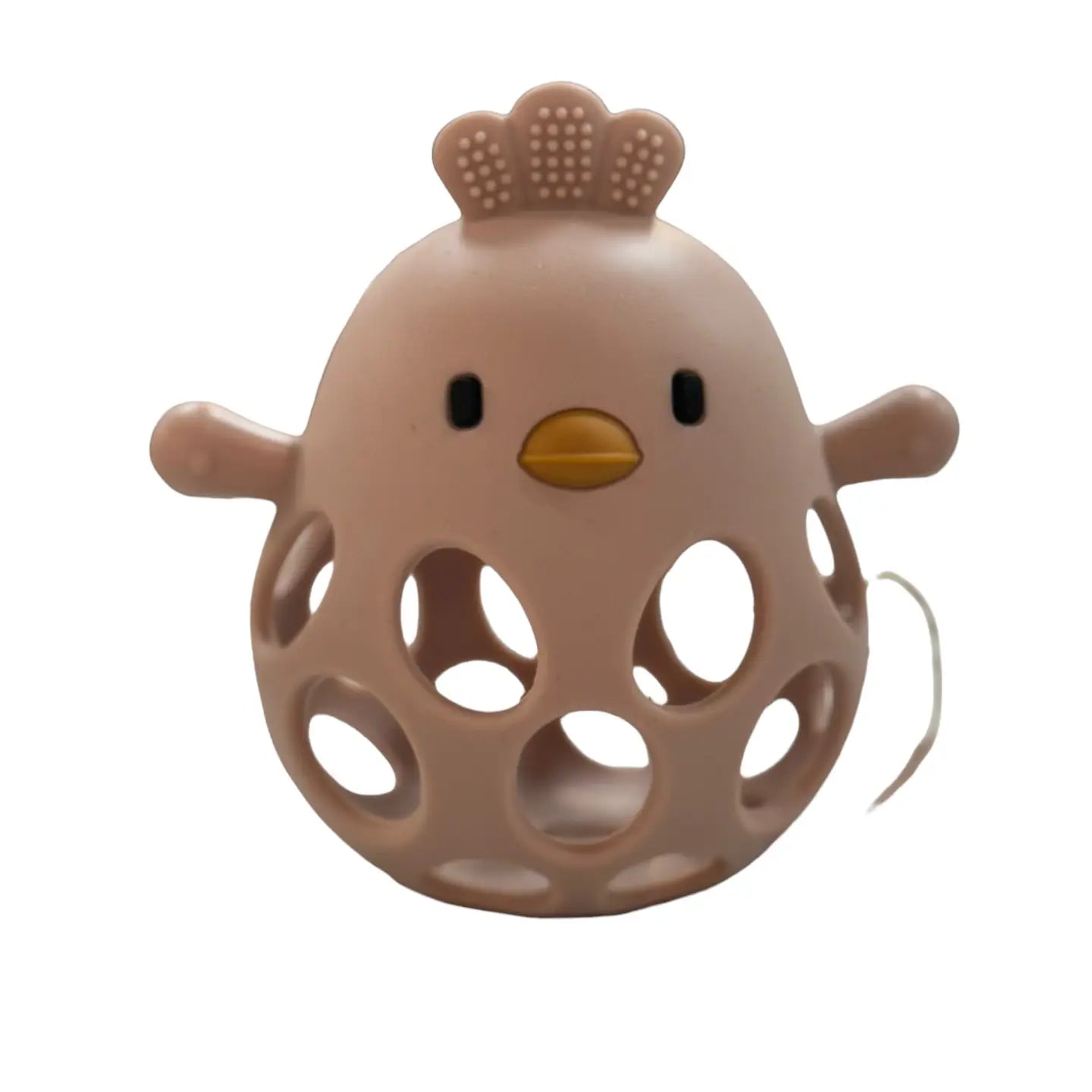 Three Hearts Silicone 3D Chicken Teether-Three Hearts Modern Teething-Little Giant Kidz