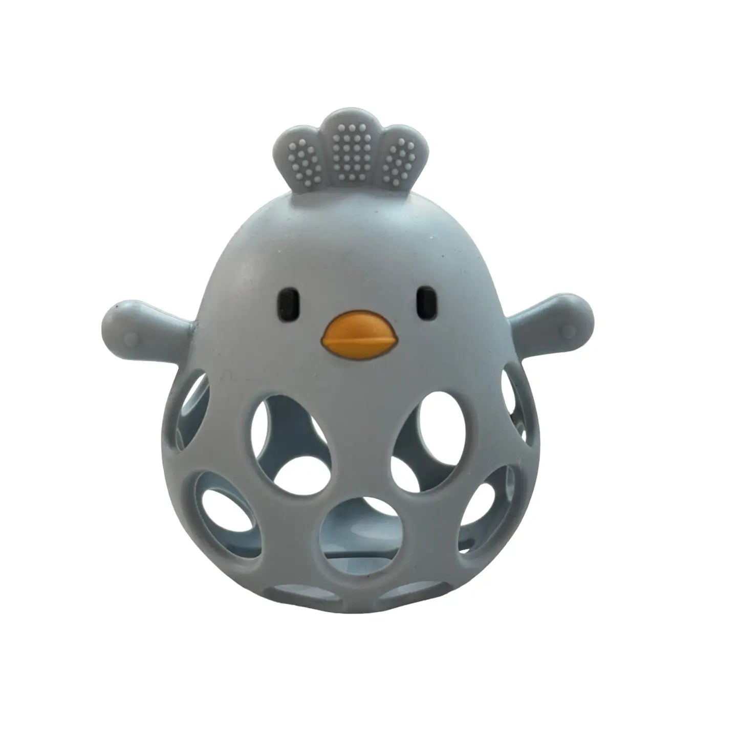 Three Hearts Silicone 3D Chicken Teether-Three Hearts Modern Teething-Little Giant Kidz