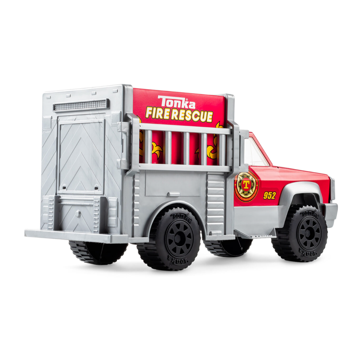 Tonka Steel Classics Fire Rescue Truck-SCHYLLING-Little Giant Kidz