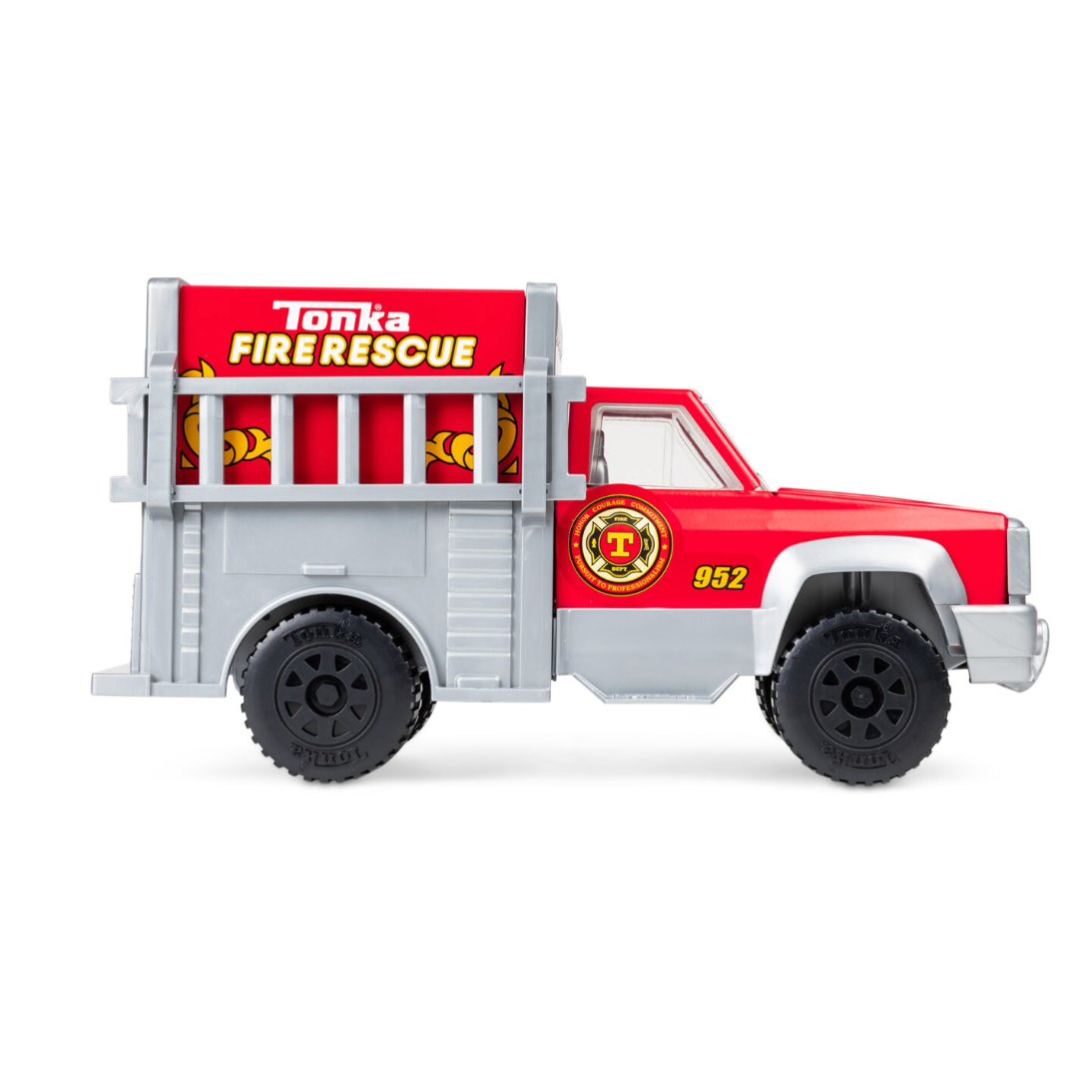 Tonka Steel Classics Fire Rescue Truck-SCHYLLING-Little Giant Kidz