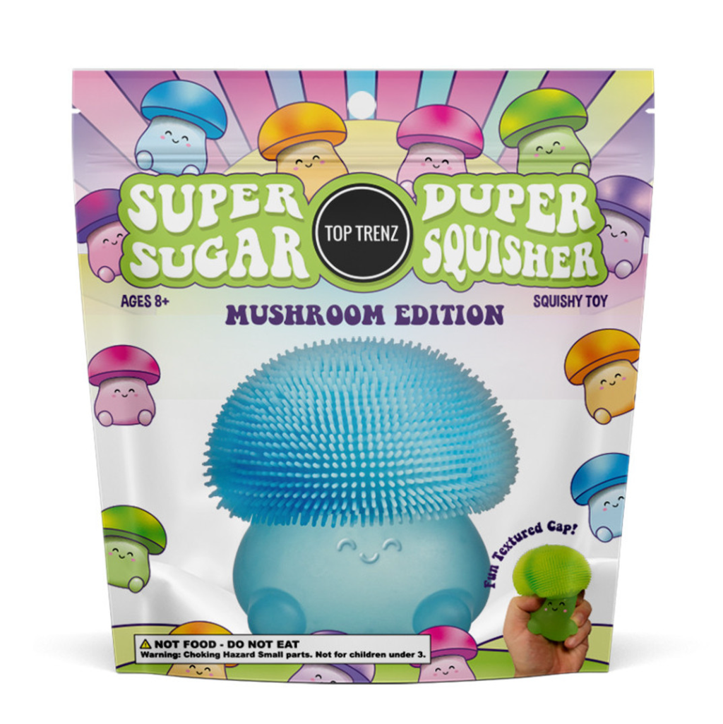 Top Trenz Super Duper Sugar Squisher Toy - Mushroom-Top Trenz-Little Giant Kidz