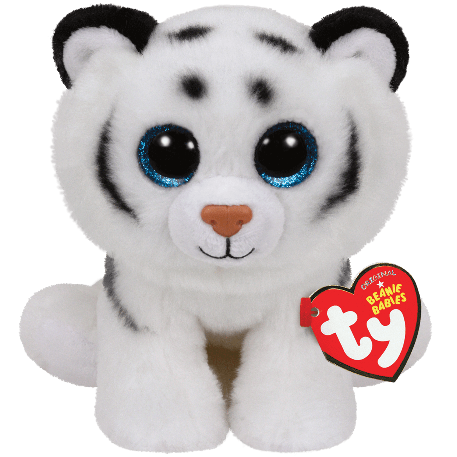 Ty Beanie Babies Tundra White Tiger Regular - 8"-TY Inc-Little Giant Kidz