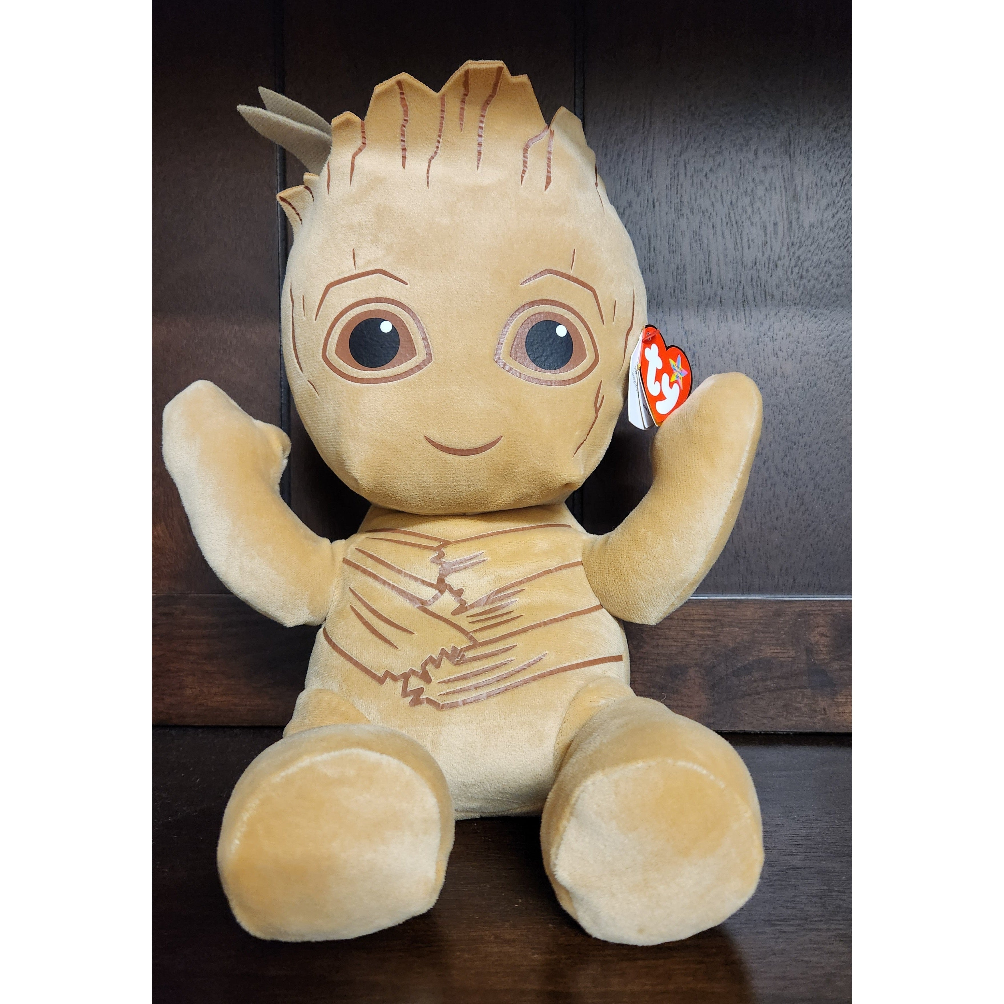 Ty Beanie Buddy Groot From Marvel - 13"-TY Inc-Little Giant Kidz