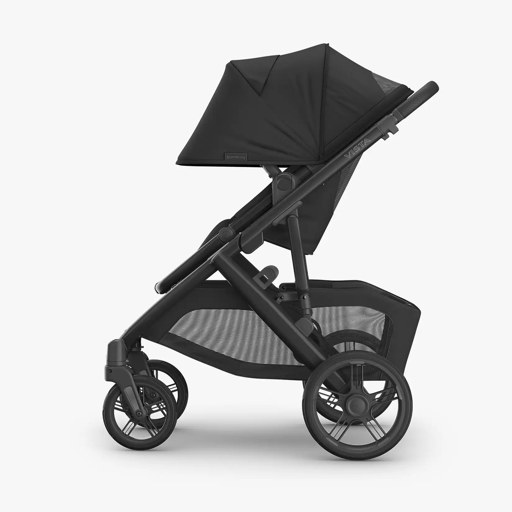 UPPAbaby Vista® V3 Stroller - Jake (Charcoal | Carbon Frame | Black Leather)-UPPABABY-Little Giant Kidz