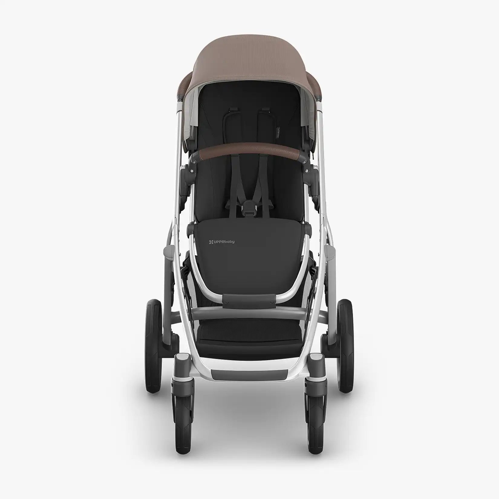 UPPAbaby Vista® V3 Stroller - Theo (Dark Taupe | Silver Frame | Chestnut Leather)-UPPABABY-Little Giant Kidz