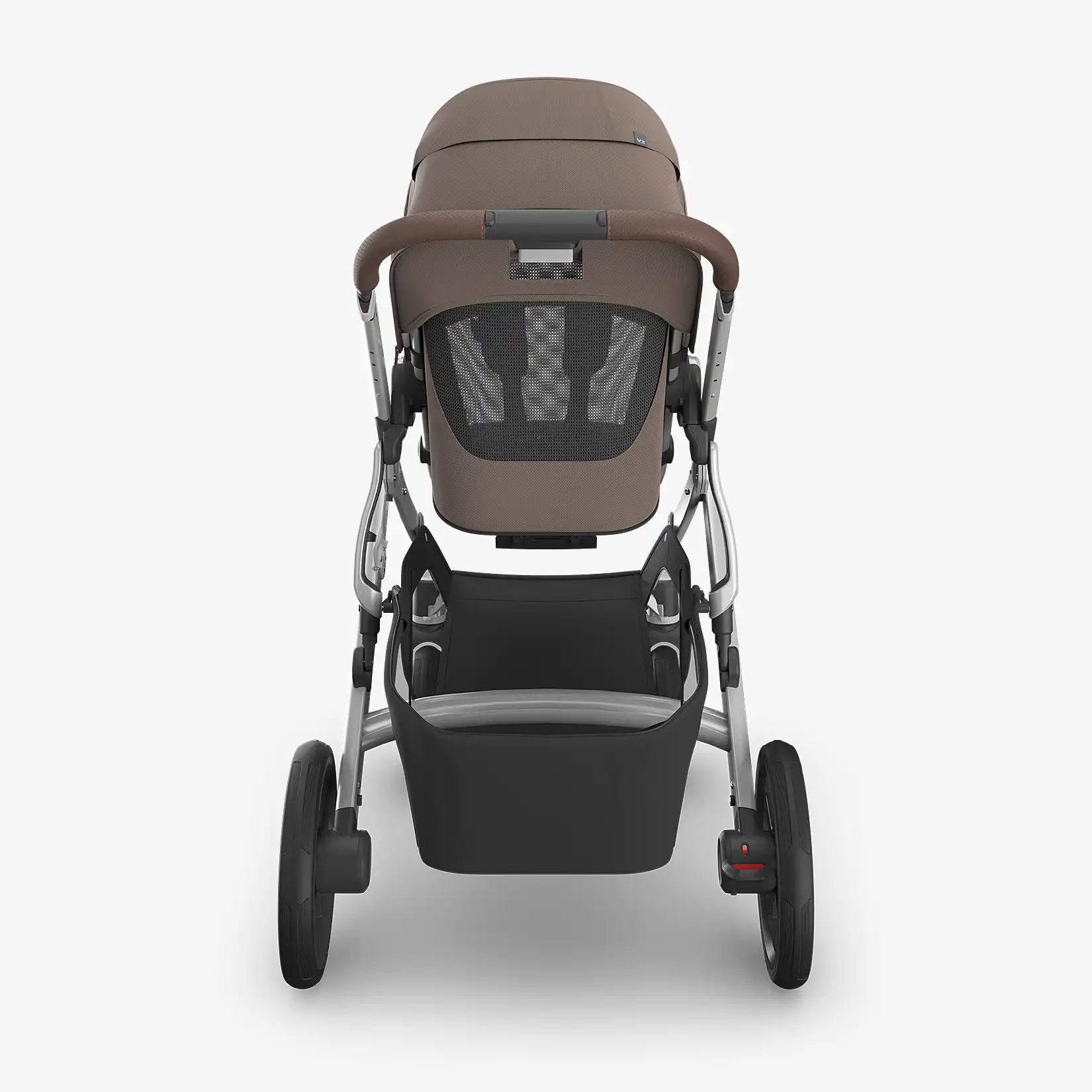 UPPAbaby Vista® V3 Stroller - Theo (Dark Taupe | Silver Frame | Chestnut Leather)-UPPABABY-Little Giant Kidz