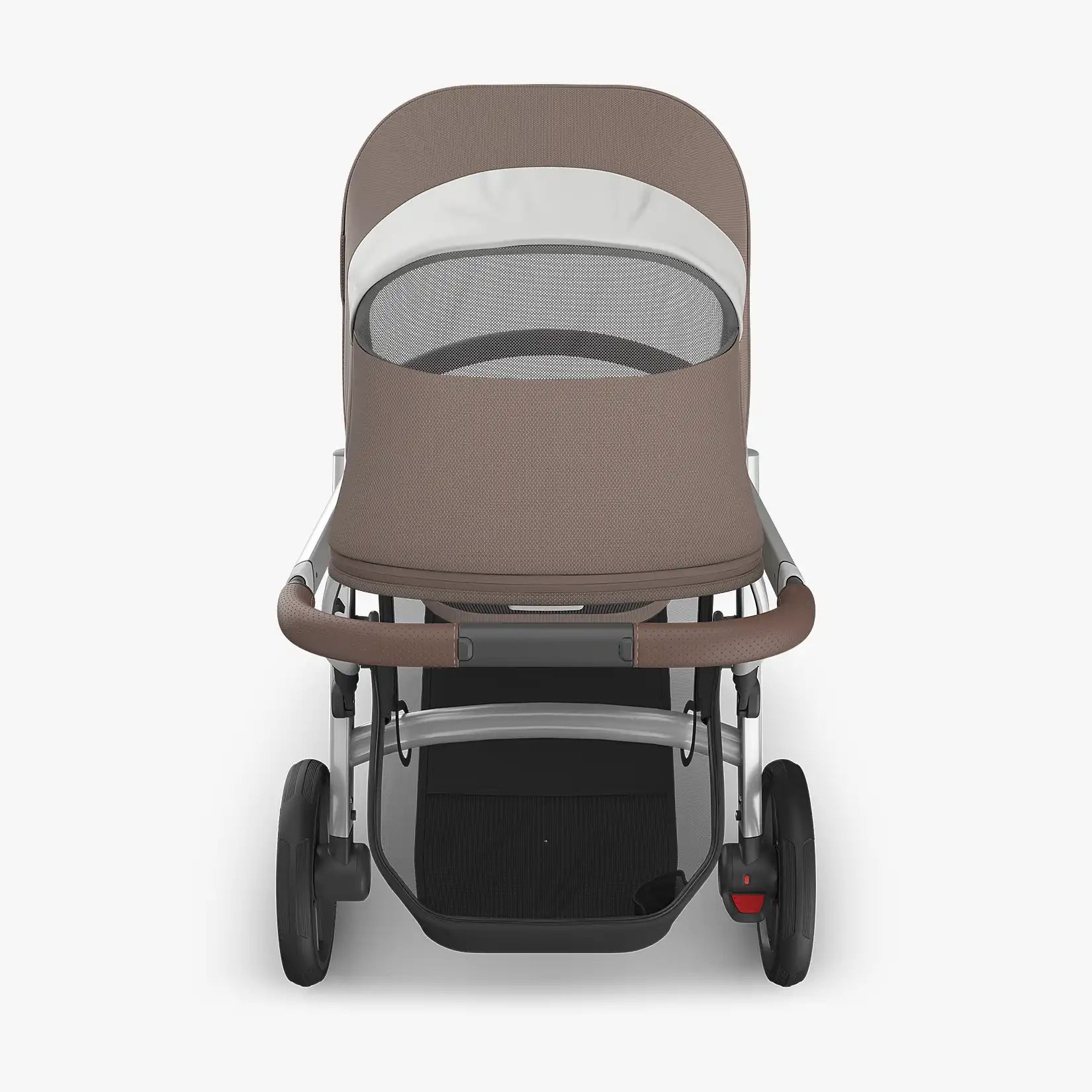 UPPAbaby Vista® V3 Stroller - Theo (Dark Taupe | Silver Frame | Chestnut Leather)-UPPABABY-Little Giant Kidz